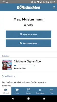 OÖNcard android App screenshot 1